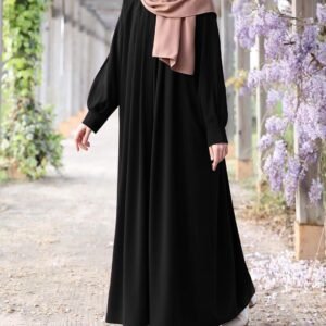 Best Quality Stylish Georgette Plain Classic Abaya